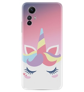 Xiaomi Redmi Note 12S Kılıf Silikon Desen Özel Seri Sweety Unicorn 1737