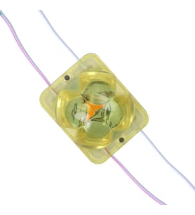 Powermaster PM-14715 12 Volt 2 Watt Sarı Yanıp Sönen Çakar 4333-3030 Modül Led 43x33x28mm