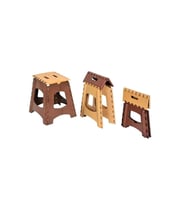 Northcity Büyük Boy Katlanabilir Plastik Tabure - Katlanır Tabure 23x27x36 cm