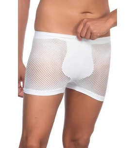 pilelistore Beyaz Mı Emay 2106 Fileli Soft Erkek Boxer
