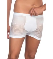 pilelistore Beyaz Mı Emay 2106 Fileli Soft Erkek Boxer