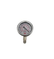 Vakummetre Gliserinli Alttan Çıkışlı Q63 - 0 - 1 - 760 Bar 1/4