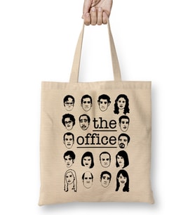 The Office Faces Bez Çanta Uzun Saplı