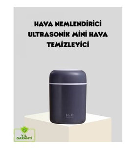 Mey İthalat® LED Işıklı USB Nemlendirici – Sürekli ve Aralıklı Püskürtme Modu
