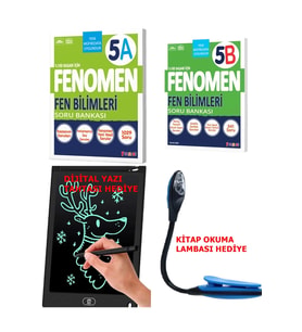 Fenomen Yayıncılık 2024-2025 Müfredat 5 Sınıf Fen Bilimleri A Ve B Serisi Soru Bankası Güçlendiren Eğiten Set (Çok Renkli)