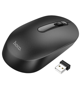 HOCO GM14 Platinium 1200dPi 2.4G Bluetooth Kablosuz Optik Mouse-(5775) - GLST4806-3793 (Beyaz)