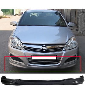 Opel Astra H Ön Ek Makyajlı Kasa 2010 2011 2012 2013 Mat Siyah Plastik Ön Karlık