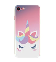 Apple iPhone 5 6 7 8 Plus Se XR Kılıf Desemli Silikon Sweety Unicorn 1737