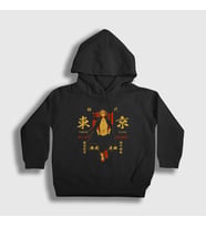 Presmono Unisex Çocuk Siyah Mikey V2 Anime Tokyo Revengers Kapüşonlu Sweatshirt 241242tt