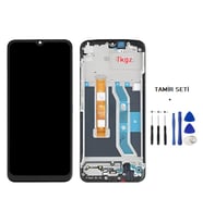 Tkgz - Oppo Realme C25Y Uyumlu Lcd Ekran Dokunmatik -A- Kalite ÇITALI + TAMİR SETİ