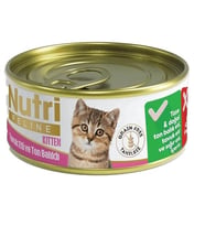 Nutri Feline Tahılsız Tavuk Etli Ve Ton Balıklı Yavru Kedi Konservesi 85gr