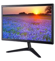 PEACE 19''WIDE Monitör, 1920x1080 Çözünürlük, 5ms Tepki Süresi, 60Hz , HDMI & VGA, 12 Volt, Full HD (Siyah)
