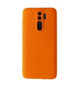 Xiaomi Redmi Note 8 Pro Kılıf First Silikon - Turuncu