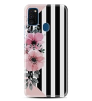 Samsung M21 M22 M23 M30 M31S M32 Kılıf Desenli Silikon Flowers 4 1390