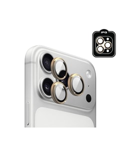 iPhone 17 Pro / iPhone 17 Pro Max için ProLENS Kamera Lens Koruyucu Alüminyum CD Çerçeveli, Kırılmaz Cam