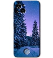 Reeder S23 Pro Max Kılıf HD Desen Baskılı Arka Kapak - Kış Manzarası