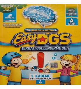 EASY Dikkati Güçlendirme Seti 5-8 yaş A Kitapçığı