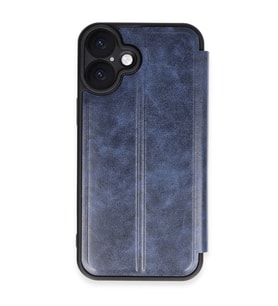 Iphone 16 Kılıf Flip Cover - Lacivert