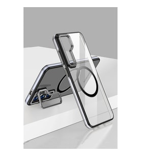 Joko Samsung Galaxy S24 Crystal Magsafe Kapak - Siyah