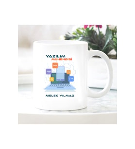 Kişiye Özel Yazılım Mühendisi Tasarımlı Kupa 05
