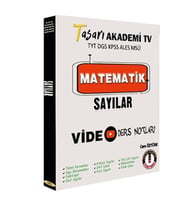 Tasarı DGS-ALES TYT Matematik Sayılar Video Ders Notları