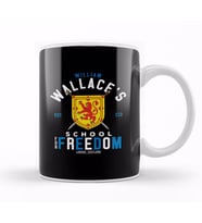 Braveheart William Wallace School For Freedom Flag Kupa Bardak Porselen