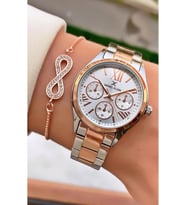 Daniel Klein MRD11742 Rose Gümüş Renk Modern Kadın Kol Saati Bileklik Hediyeli