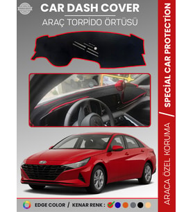 HYUNDAİ ELANTRA (2021+) Torpido Örtüsü Ön Göğüs Araca Özel Çatlamayı Önler Kaymaz Kolay Montaj