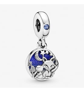 Nur Silver Tilki ve Tavşan Sallantılı Gümüş Charm NUR-CM00416