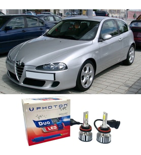 Alfa Romeo 147 Led Xenon Uzun Far Ampulü H7 Duo Yeni Seri Beyaz