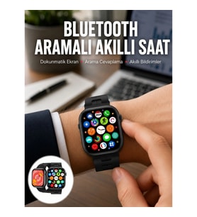 Mey İthalat® Yeni Seri Akıllı Saat Amoled Ekran Yüksek Çözünürlüklü 41 mm Kasa