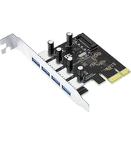 PCI-E Express 4 Portlu USB 3.0 Hub Çoklayıcı Kart
