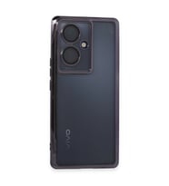 Vivo V29 Lite Kılıf Kamera Korumalı Lensli Silikon - Mor
