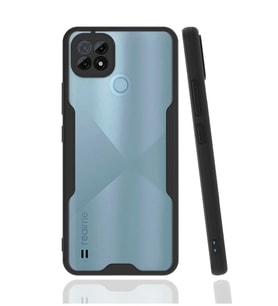 Newface Realme C21 Kılıf Platin Silikon - Siyah