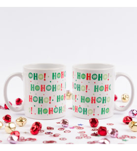 HoHoHo! Yılbaşı Temalı Kupa Bardak