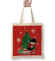 Dennis The Menace Around The Christmas Tree Bez Çanta Uzun Saplı