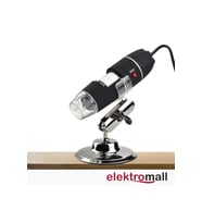 500x Dijital Usb Mikroskop Zoom Büyüteç 2mp 8 Ledli Metal Stand