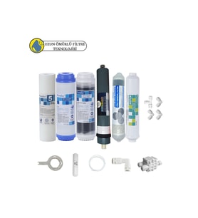 Purefer Açık kasa çift karbonlu Sertifikalı 6li Platinium mebran Şeffaf 4lü mineral