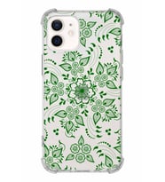 Apple iPhone 12 Mini Uyumlu Köşe Korumalı Antişok  Kapak Nostalji Desen Tasarımlı Şeffaf  Kılıf