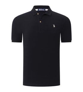 T8561 DEWBERRY ERKEK TSHIRT-DÜZ SİYAH