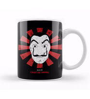 Casa De Papel Retro Japanese Kupa Bardak Porselen