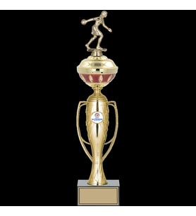 ODAK KUPA - Figürlü Kupalar - Bowling Kadın Figürlü Kupalar FG-073 C - 47 cm