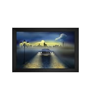 Manzara Temalı Kanvas Tablo 50 x 70 cm Siyah Çerçeve