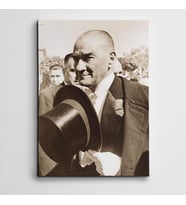 Atatürk Şapka Kanvas Tablo