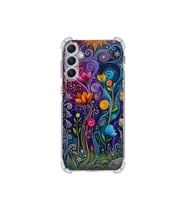 PrintiFy Samsung Galaxy A34 ile Uyumlu Düşlerin Dansı Serisi Rüyalar Ötesi Tasarımlı Uv Baskılı Köşe Korumalı Antişok Kılıf