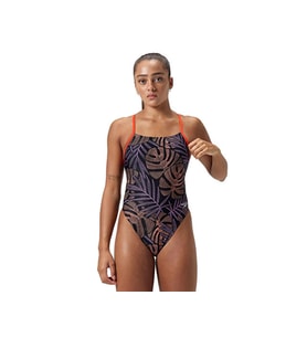 Speedo Alov Digi Tiebk 1Pc Af Orange Kadın Yüzücü Mayosu 8-1284118288 Turuncu
