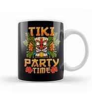 Adorable & Cute Tiki Party Time Island Luau Kupa Bardak Porselen