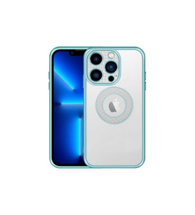 Apple iPhone 13 Pro Uyumlu Kılıf Kamera Korumalı Logo Gösteren Zore Esta Kapak (Gümüş)