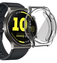 Huawei Watch GT 3 SE için Kılıf 360 Full Round Soft Silicone Şeffaf [Watch GT 3 SE ile Uyumlu Kılıf - Şeffaf]