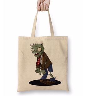 Plants vs Zombies 02 Bez Çanta Uzun Saplı